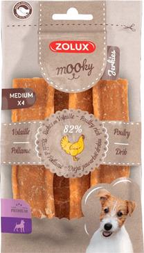 Лакомство для собак Zolux Mooky Premium Jerkies Poultry, мясо птицы, 4 шт.