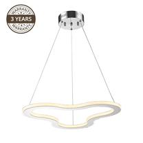 Valgusti rippuv Domoletti Zara A2024-1, LED, 3000 °K, 1 x 40 W, läbipaistev v. / kroom v.