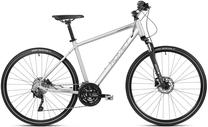 Велосипед гибридный Romet Orkan 7 M, 28 ″, 20" рама, серебристый цв./серый цв.