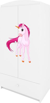 Детский шкаф Kocot Kids Babydreams Unicorn, белый цв., 90 см x 52 см x 175.5 см