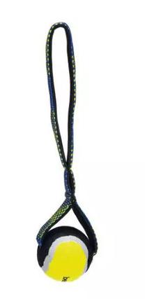 Rotaļlieta sunim, bumba Beeztees Otis 625066, 26.5 cm, zila krās./dzeltena krās.