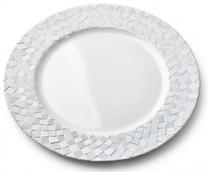 Dekoratyvinis padėklas Mondex Blanche Colors, 33 cm x 33 cm