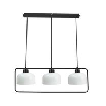 Valgusti rippuv Candellux Lighting Zodiac, E27, 3 x 40 W, valge v. / must v.