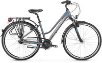 Velosipēds tūristu Kross Trans 6.0, 28 ", 21" rāmis, sudraba krās.