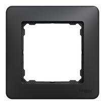 Рамка на одно место Schneider Electric Sedna Design SDD314801, антрацитовый цв. 1 мест.