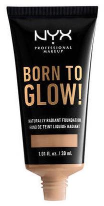 Skystas makiažo pagrindas NYX Professional Makeup Born To Glow Naturally Radiant, medium olive, 30 ml