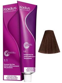 Kраска для волос Kadus Professional Permanent Color, medium brunette copper цв., 4/4, 60 мл