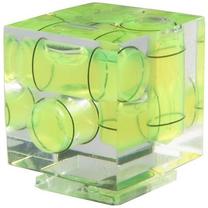 Līmeņrādis BIG BIG Bubble Spirit Level 3D 423181, caurspīdīga krās.