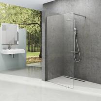 Dušas siena Ravak Walk-In Wall-80, 80 cm x 200 cm, hroma krās./caurspīdīgs