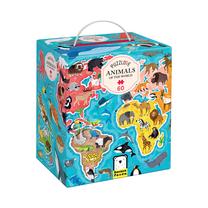 Пазл Bananapanda Animals Of The World, 48 см x 68 см, 60 шт., многоцветный