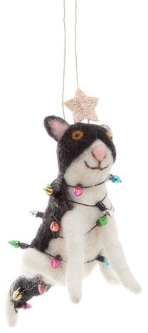 Eglītes rotājums Homla 219237, daudzkrāsaina, 13 cm, filcs