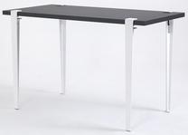 Stalas Kalune Design Eurotas, antracito sp./balta sp., 600 mm x 1200 mm x 750 mm
