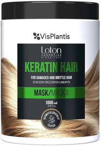 Matu maska Vis Plantis Loton Keratin Hair, 1000 ml