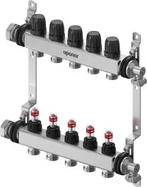 Kolektors Uponor 1140836, regulējams, 5 gredzeni