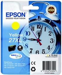 Tintes printera kasetne Epson No.27XL, dzeltena krās.