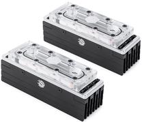 Vandens aušintuvas operatyviajai atminčiai BitsPower Memory cooler, ARGB - transparent 8-Pack, 125 mm x 40 mm