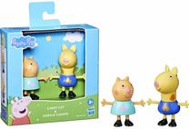 Figūrėlių rinkinys Hasbro Peppa Pig Candy Cat And Gerald Giraffe F6413, 2 vnt., įvairių spalvų