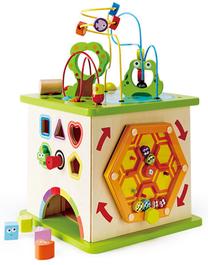 Развивающая игра Hape Country Critters Play Cube, 35 см, многоцветный