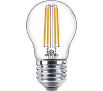 Lemputė Philips Filamentinė LED, P45, 2700 °K, E27, 6.5 W, 806 lm