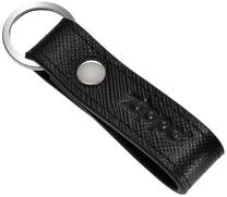 Kulons Zippo Saffiano Keychain, 9 cm, melna krās.