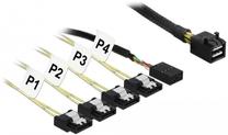 Vads Delock SFF-8643 SFF-8643, SATA 7-pin x 4, 1 m