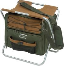 Складной стул, c сумкой-коллером для рыбалки Shakespeare Folding stool / Cooler Bag 1154484, 2600 г, коричневый цв./зеленый цв.