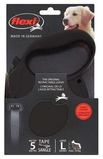Automatinis pavadėlis Flexi Standard, juoda sp., L 5m