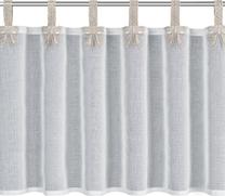 Dienas aizkari, virtuvei Melisa, balta krās., 150 cm x 60 cm