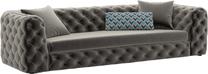 Sofa Hanah Home Zeus 3 Seat, pilka sp., 100 x 255 cm x 70 cm