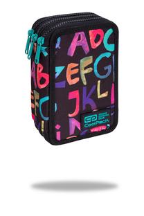 Penālis CoolPack C67236, 20 cm x 13 cm, melna krās./daudzkrāsaina