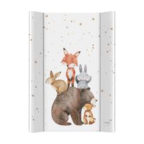 Pārtinamā virsma Ceba Baby Hard Forest Friends, 70 cm x 50 cm, brūna krās./balta krās./oranža krās.