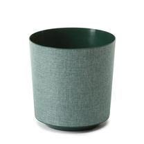 Gėlių vazonas Lamela Gama Textil 013-02, plastikinis, Ø 29 cm, žalia sp.