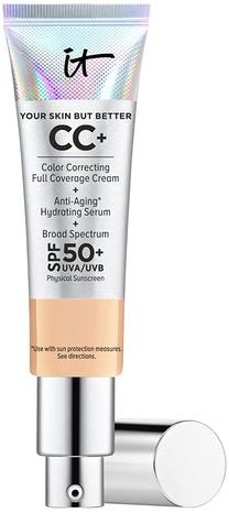 Skystas makiažo pagrindas IT Cosmetics Your Skin But Better CC+ SPF 50, SPF 50, medium, 32 ml