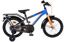 Vaikiškas dviratukas su papildomais ratukais, vaikų Volare Thombike, mėlyna sp./oranžinė sp., 16"