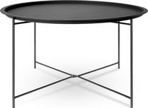 Kavos staliukas Ambiance, juoda sp., 75 cm x 75 cm x 42 cm