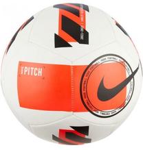 Футбольный мяч Nike Pitch DC2380, 5 размер, белый цв./oранжевый цв.