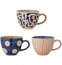 Puodelių rinkiniai Bloomingville, mėlyna sp./rusva sp., 0.290 l