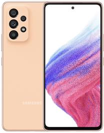 Mobilais telefons Samsung Galaxy A53 5G, 128 GB, oranža krās.
