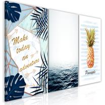 Reprodukcija Artgeist Pineapple Quote, n-c-0215-b-e, 120 cm x 60 cm