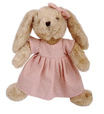 Mīkstā rotaļlieta Beppe 13243, brūna krās./rozā krās., 30 cm