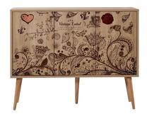 Spintelė Kalune Design Mega 730, įvairių spalvų/sonoma ąžuolo sp., 36 cm x 120 cm x 90 cm