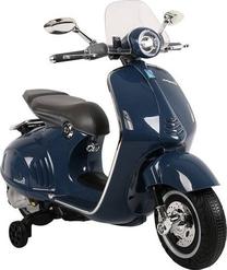 Vaikiškas elektrinis motociklas Lean Toys Vespa GTS 300, mėlyna sp.
