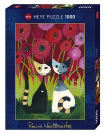Dėlionė Heye Happy Cats 29900, 70 cm x 50 cm, 1000 vnt., įvairių spalvų