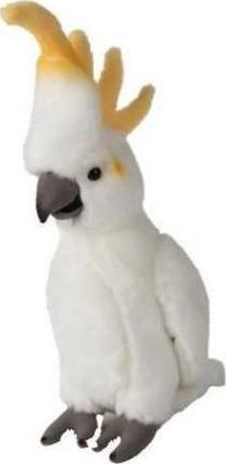 Mīkstā rotaļlieta WWF Cockatoo 416590, balta krās., 24 cm