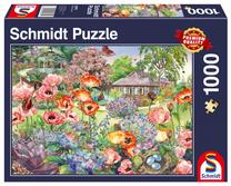 Dėlionė Schmidt Blooming Garden 110826, 49.3 cm x 69.3 cm, 1000 vnt., įvairių spalvų