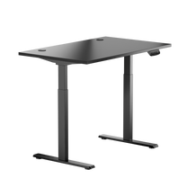 Kompiuterio stalas reguliuojamo aukščio Up Up Bjorn B-57021PT/B-ED22-80M, 120 cm x 75 cm, 72 - 120 cm, juoda sp.