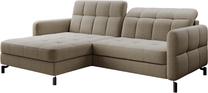 Kampinė sofa Lorelle Inari 23, šviesiai ruda sp., kairinė, 160 x 225 cm x 105 cm