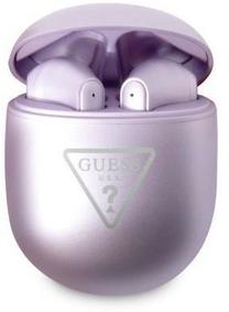 Bezvadu austiņas Guess GUTWST82TRU, violeta krās.