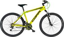 Dviratis kalnų Coppi MTB Man, 27 ", 18" rėmas, juoda sp./geltona sp.