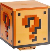 Lampa Paladone Super Mario Bros Question Block, dzeltena krās.